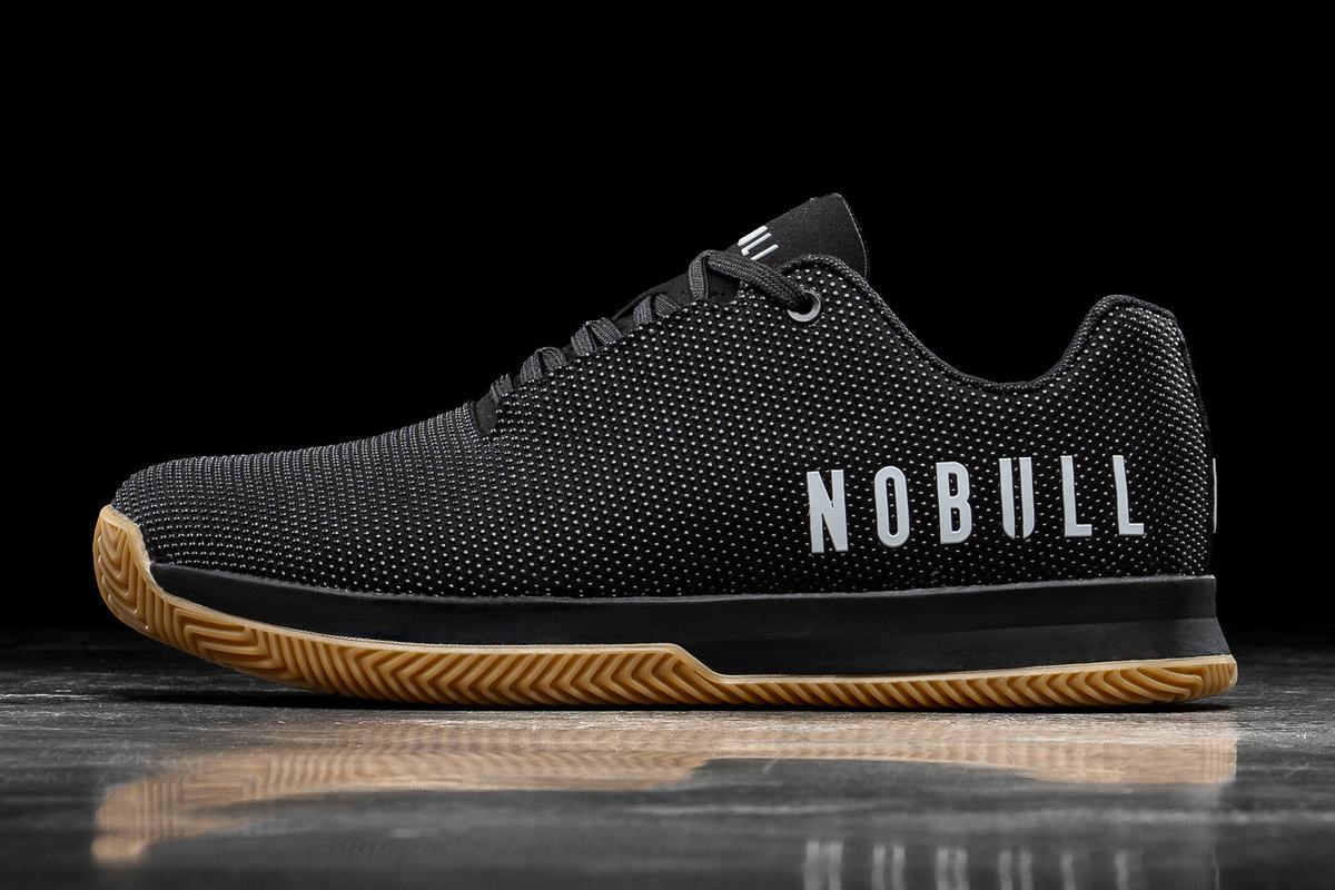 Nobull Superfabric Court Women\'s Trainers Black | Australia (KN2614)